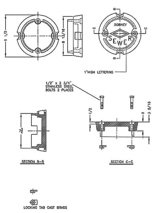 8 in Valve Box Lid Spec
