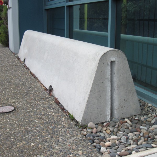 18 in High x 10 ft Long Concrete Traffic Control Barrier – BC Site Service