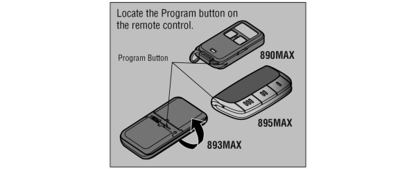 locate the program button