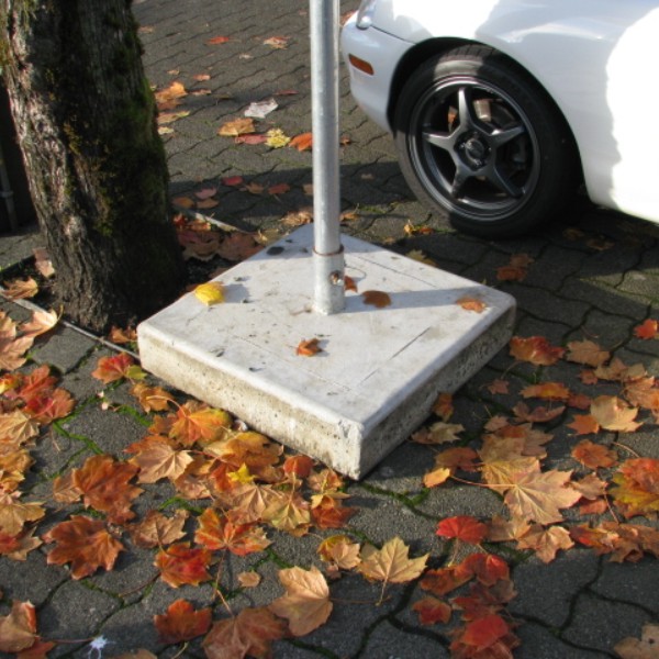 20″ x 20″ Concrete Sign Post Base – BC Site Service