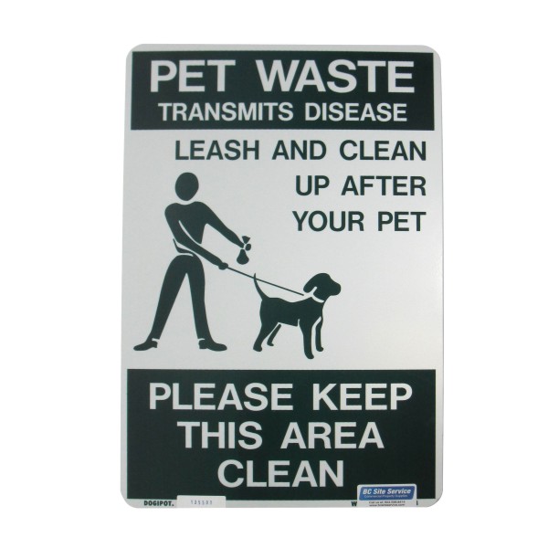 Pet please. Please clean after your Pet in Russian.