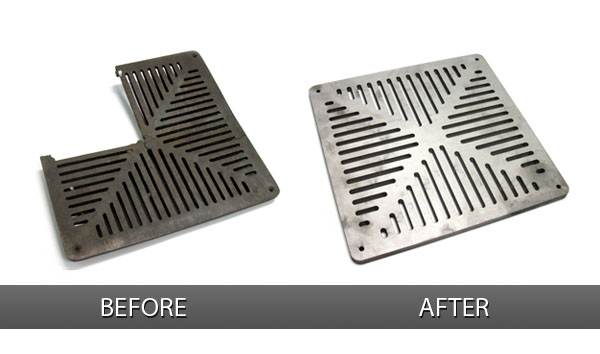 Before and After - Cast Iron Grates and Covers