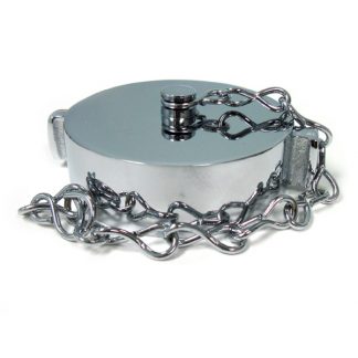 2 1/2″ Chrome Female Fire Hose Cap – BC Site Service