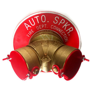 2 1/2″ Red Plastic Female Fire Hose Cap (pair of two) – BC Site Service