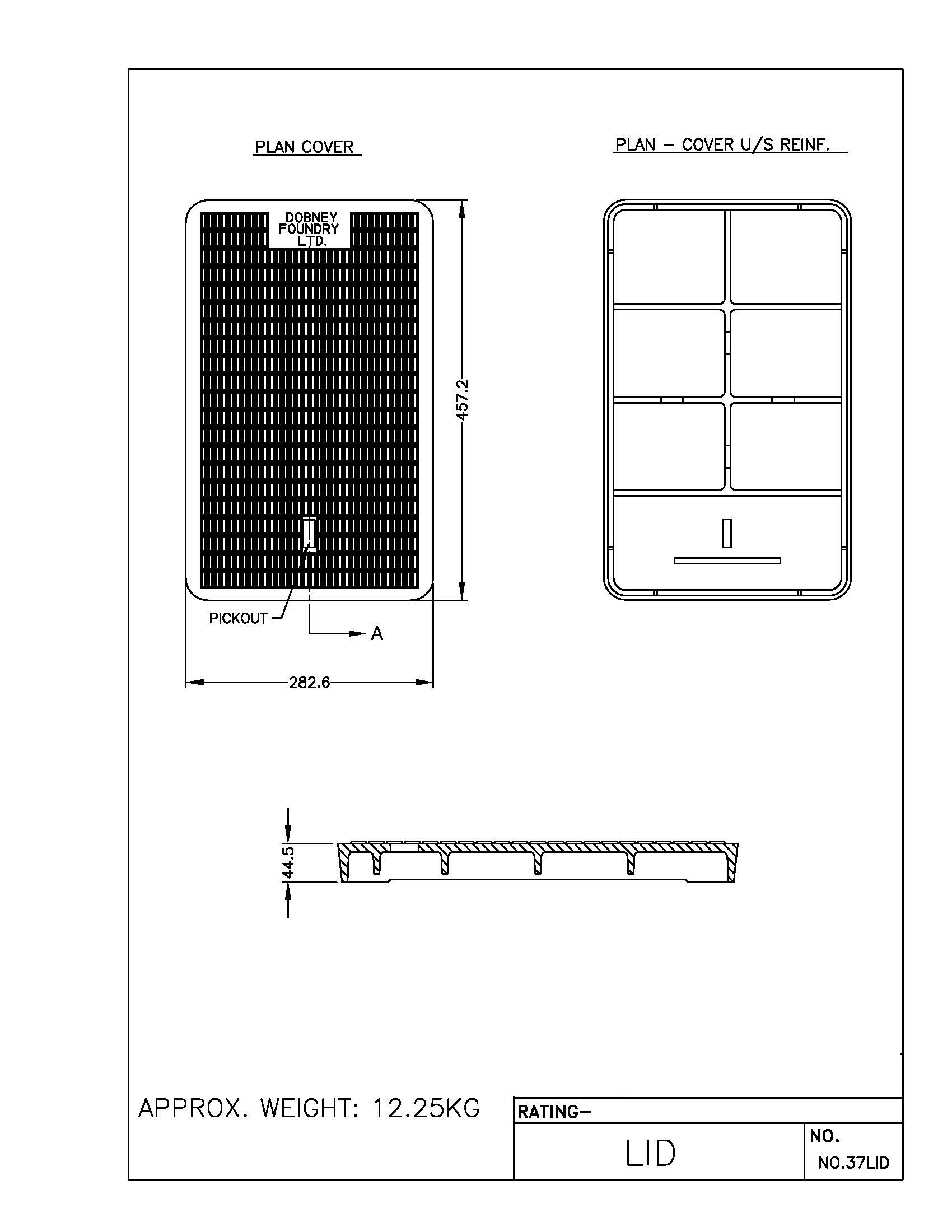 Cast Iron and Steel Service Box Cover - Image 4