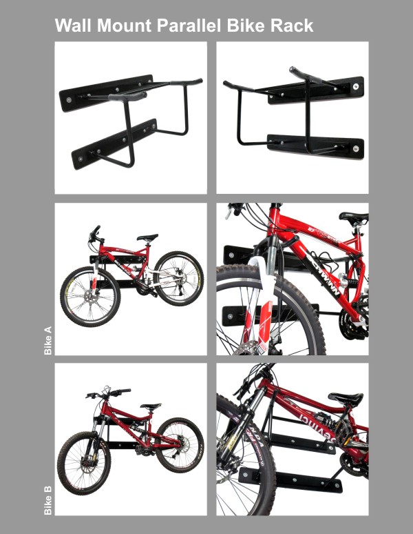 Wall Mount Parallel Bike Rack Sheet – BC Site Service