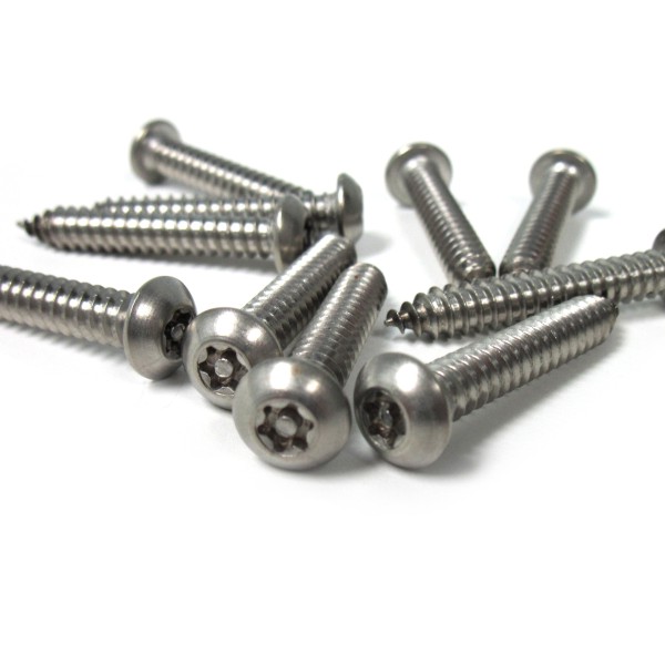 T27 Torx Security Screws With Pin – 1/4-20 X 3/4" (15 Pieces) – Top Quality Steel
