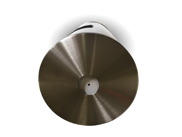 Stainless Steel Gym Wipes Floor Dispenser - Lid