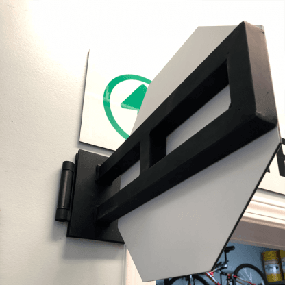 Spring Loaded Steel Wall Mounted Sign Holder