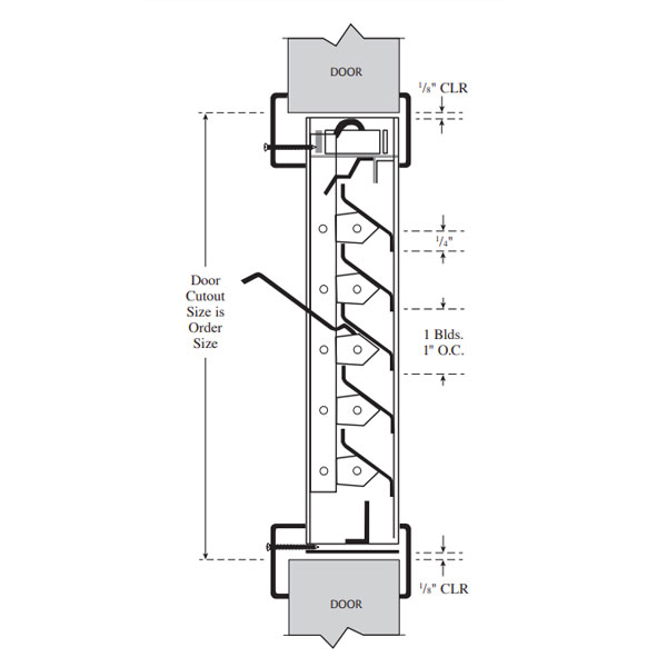 Fire Rated Door Louver Vent BC Site Service